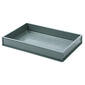 Krat dicht grijs 60x40x8 cm