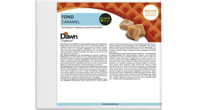 Fond caramel