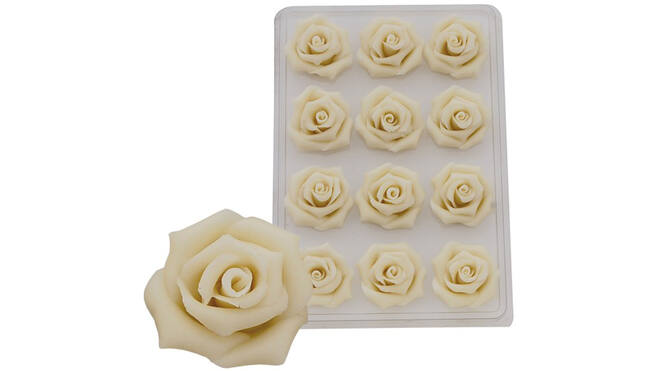 Rozen wit 10 blaadjes