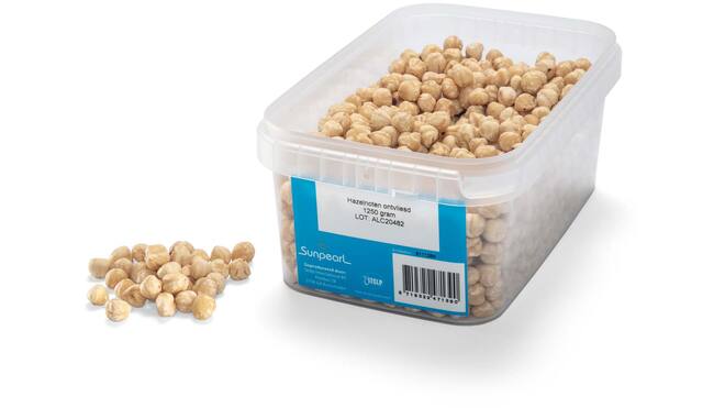 Hazelnoten ontvliesd 1250g