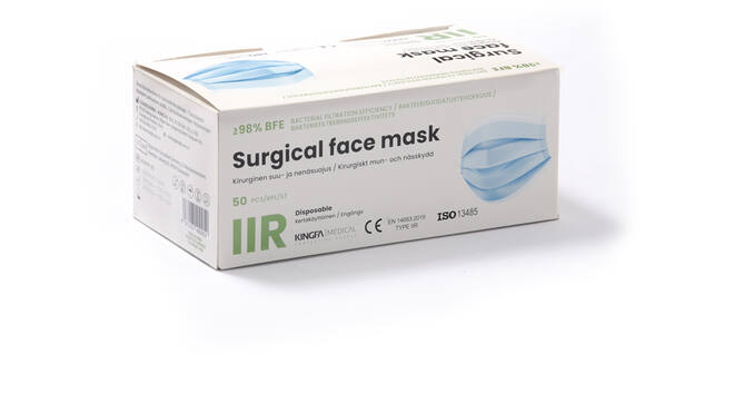 Mondmasker 3-laag typ IIR 50st