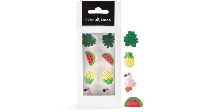 Decoratie tropical (2D) 8 st