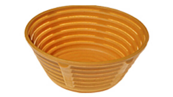 Deegrijsmand rond - Geel
