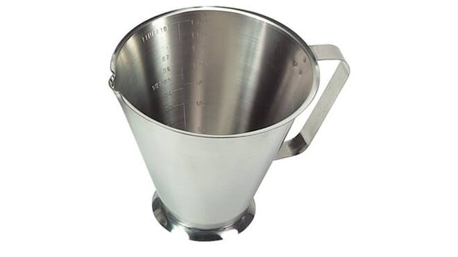 Maatbeker rvs 1 liter