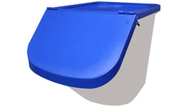 Grondstofcontainer 40ltr blauw