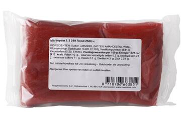 Marsepein 1:3 001 rood 250g