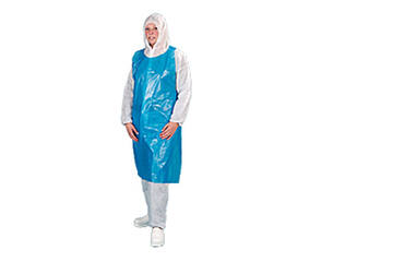 Schorten wegwerp blauw 100 st