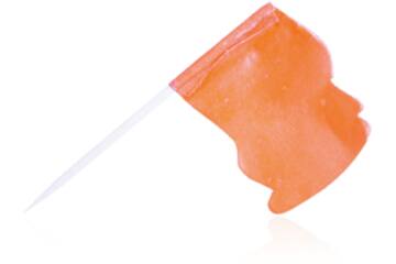 Vlagprikker oranje 5x144st