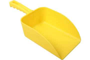 Schep kst. geel 1kg 36 cm