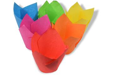 Caisses muffin S 110/35mm tulp B&C kleurenmix
