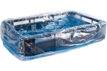 Kratzak easy-open 60x25x85 blauw HDPE 9mu