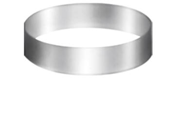 Bavaroisring rvs Ø 260 x 50 mm